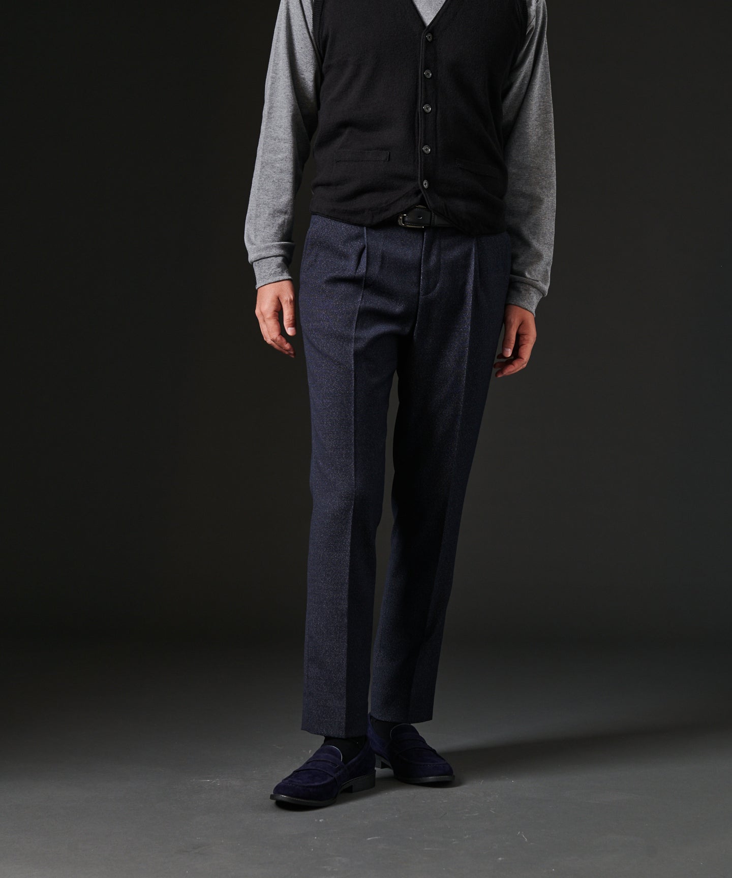 HIROKO KOSHINO LUMILETウールSETUPパンツ